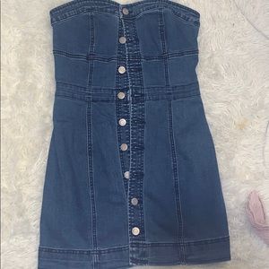 Cute mini jean dress ✨